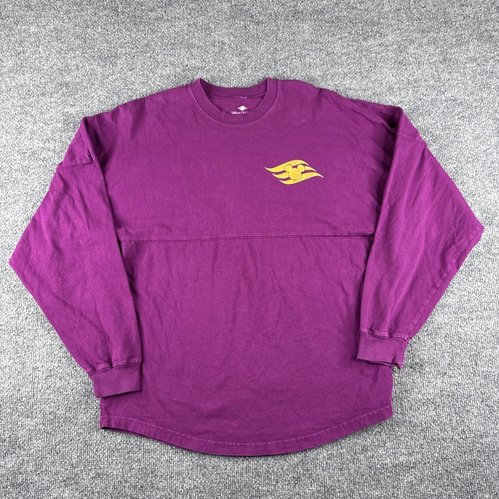 Disney Cruise Wish Inaugural Spirit Jersey Purple Magenta Make a Wish SIZE XS